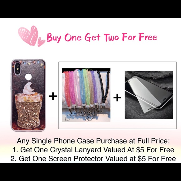 Glitter Quicksand Cosmetics Make Up Phone Case - Picture 2 of 7